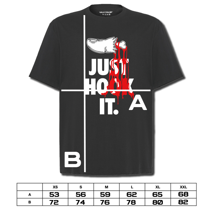 CAMISETA JUST HOOK IT - NEGRO